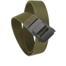 Cinto de nylon com fivela automática Alfani na cor verde militar, ajustável e resistente, para uso casual e outdoor.