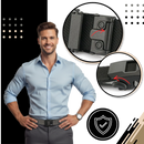 Cintura de nylon Alfani com fivela automática resistente e ajustável, ideal para uso casual e conforto diário.