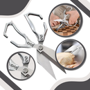 Tesoura de cozinha Yujian ultra-tranchante cortando carne ou osso, utensílio de cozinha resistente e afiado para uso doméstico.