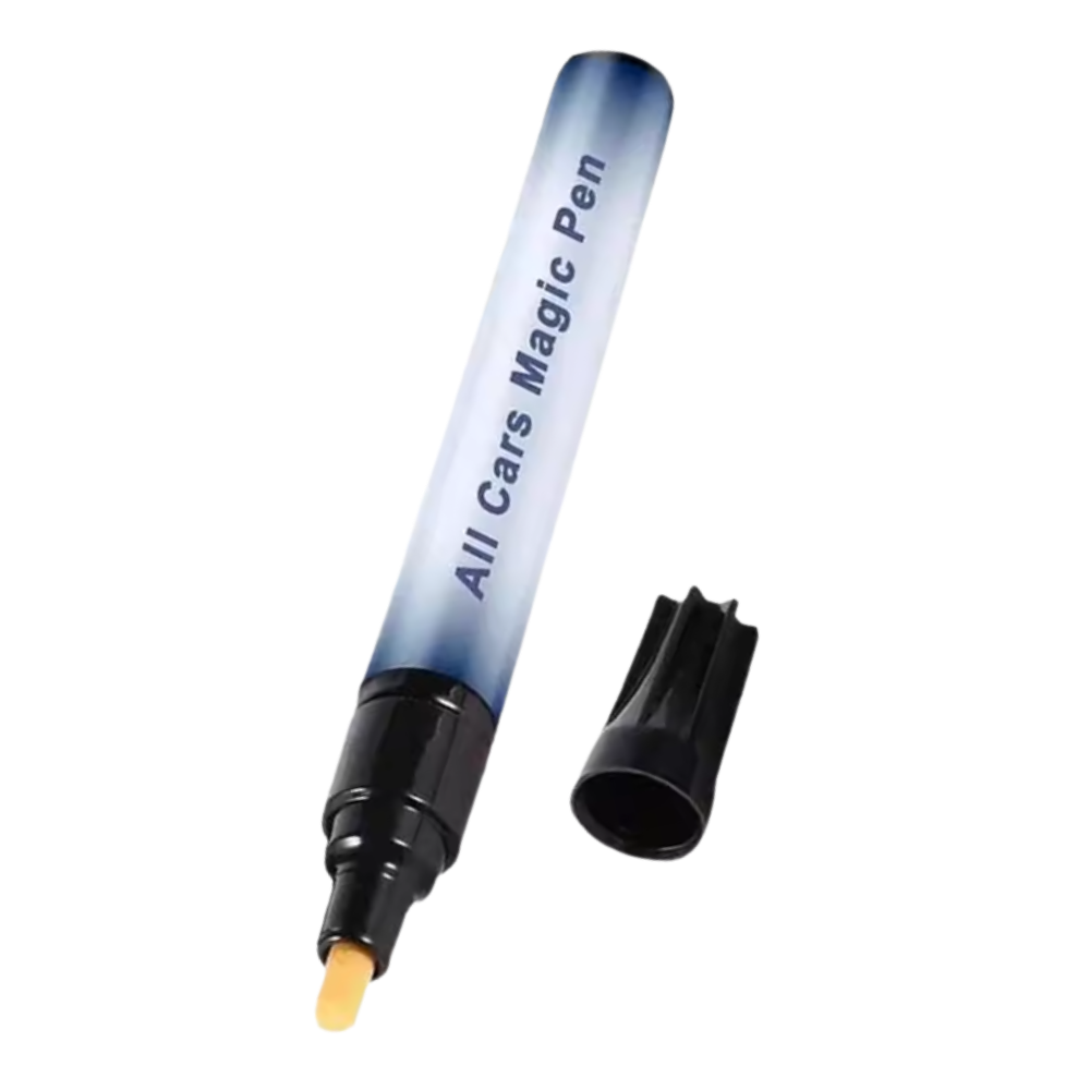 Caneta de reparo de arranhões para carro Rdeuod, usada para manutenção e decoração de veículos, com acabamento em tinta preta.