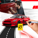 Caneta de reparo de riscos para carro Rdeuod, ferramenta de manutenção e decoração de veículos, usada para corrigir arranhões.