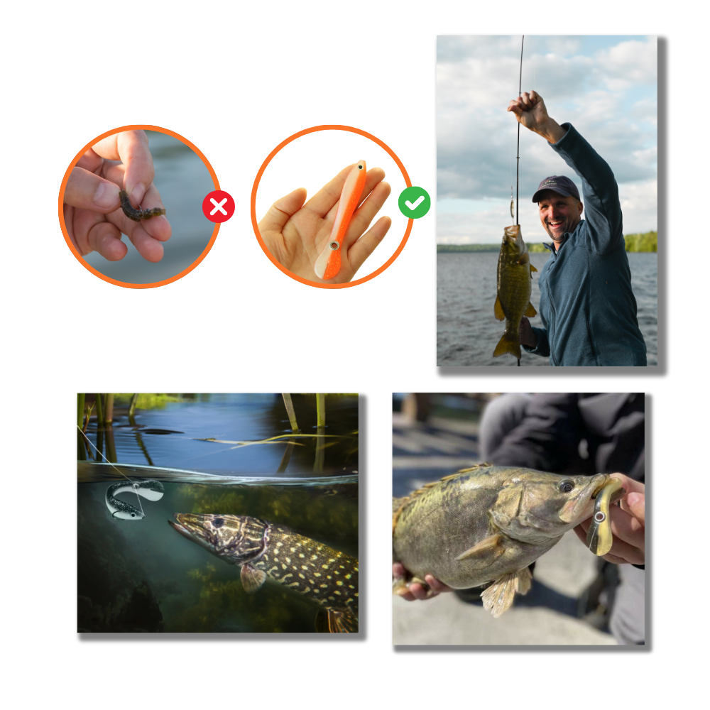 Iscas de pesca realistas da marca Shieny, com detalhes que atraem peixes, ideais para pescaria eficaz.