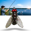 Iscas realistas para pesca com mosca, marca Enjoysea, mostrando detalhes de iscas artificiais para pesca em água doce.