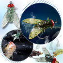 iscas realistas para pesca com mosca Enjoysea, iscas artificiais detalhadas para atrair peixes na pesca esportiva