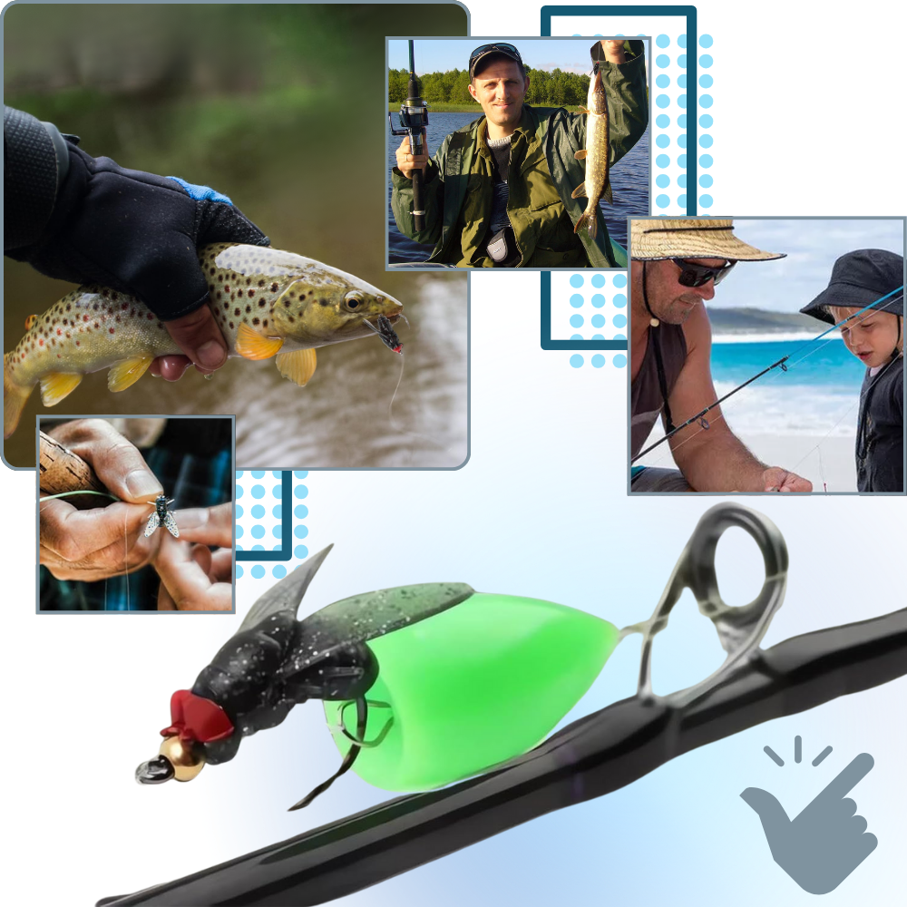 Iscas realistas para pesca com mosca da Enjoysea, detalhes que imitam insetos naturais usados na pesca esportiva