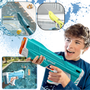 Pistola de água elétrica recarregável Tydf, acessório para jogos de água, com controle de disparo e design compacto.