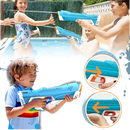 Pistolet à água elétrico recarregável Tydf, acessório para jogos d'água, com design moderno e tanque transparente