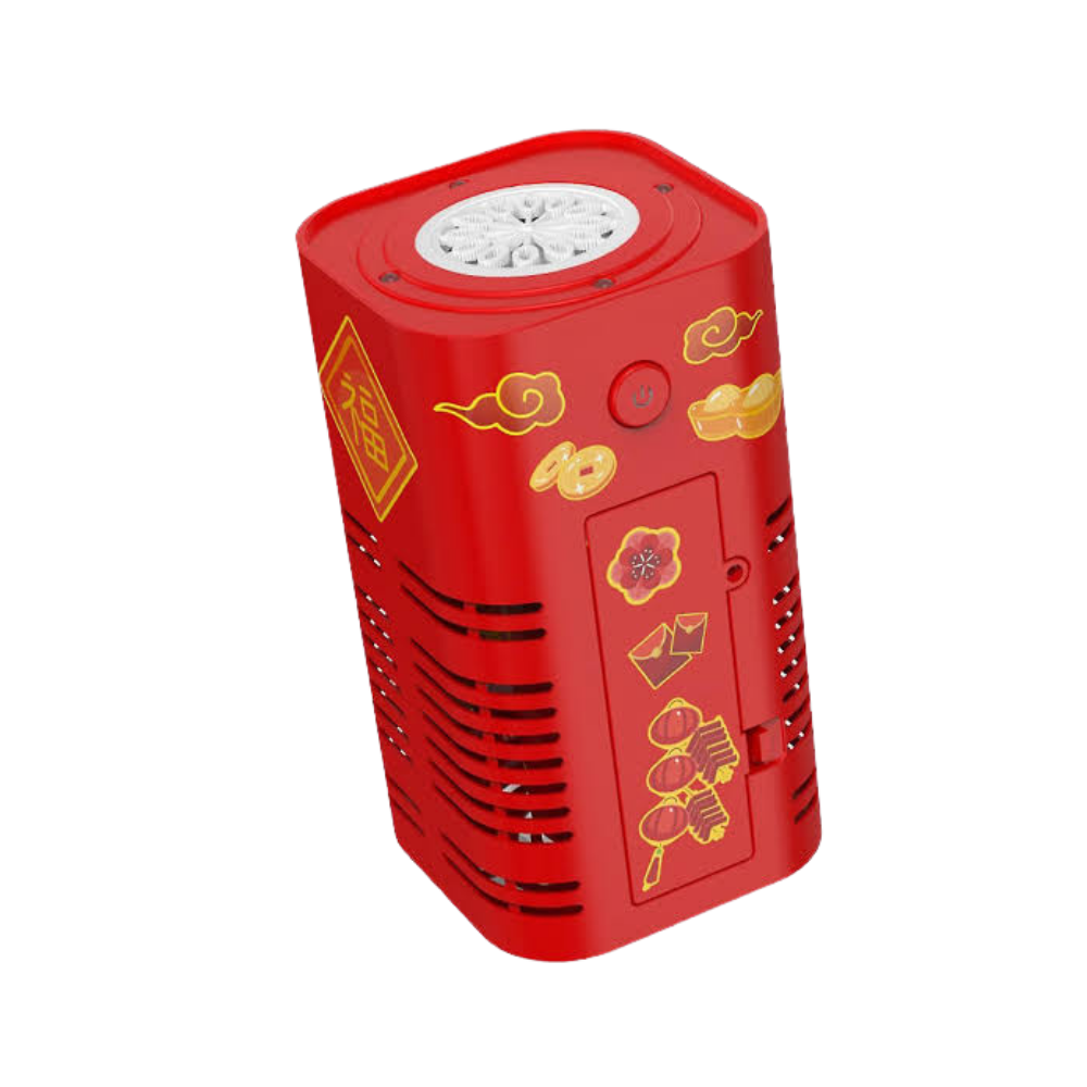 Capa para máquina de bolhas tipo fogos de artifício recarregável Huntermoon, brinquedo de atividade para diversão ao ar livre