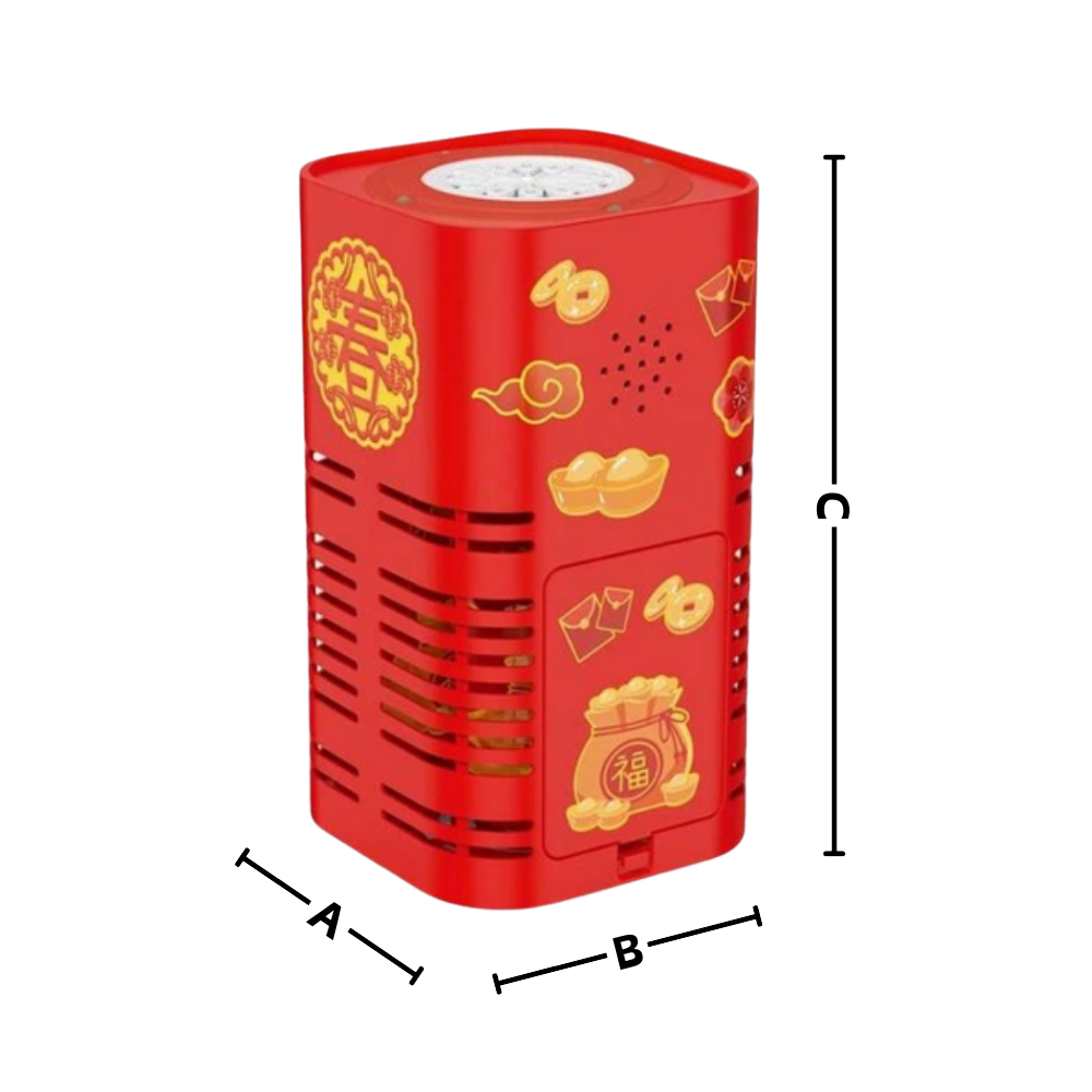Máquina de bolhas tipo fogo de artifício recarregável Huntermoon, brinquedo de atividade com efeito de fogo de artifício e bolhas
