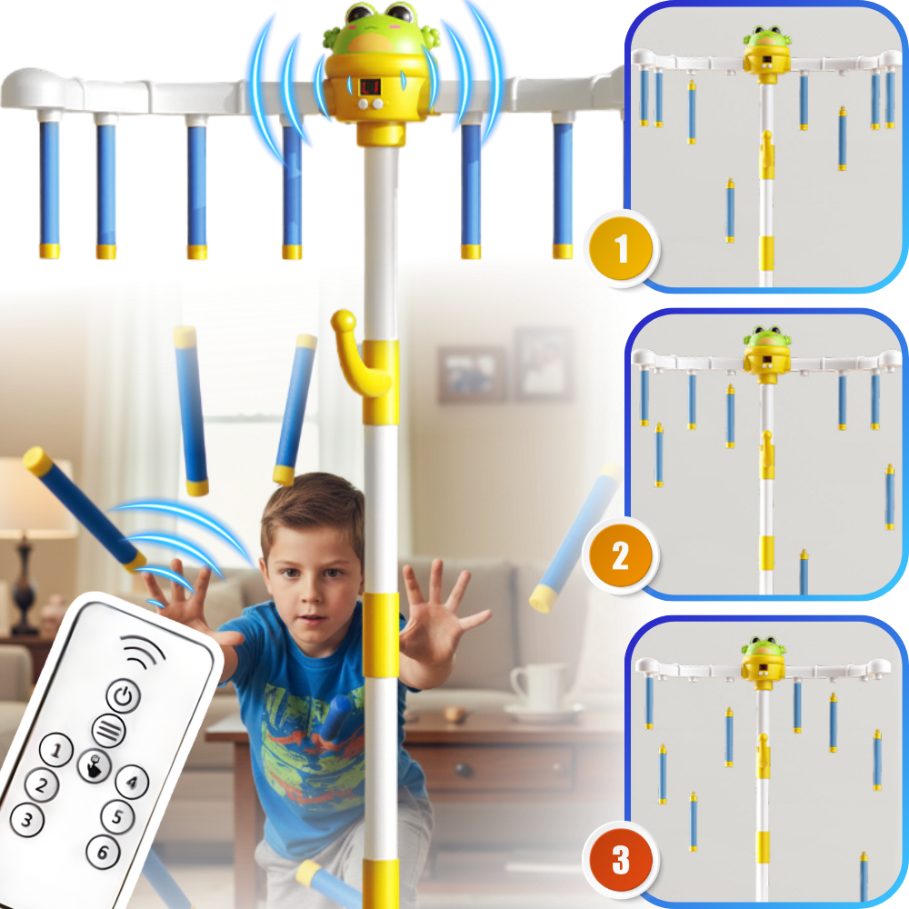 Conjunto de brinquedos de atividades reflexo e coordenação da Ssntsy, com jogos que estimulam agilidade e concentração.