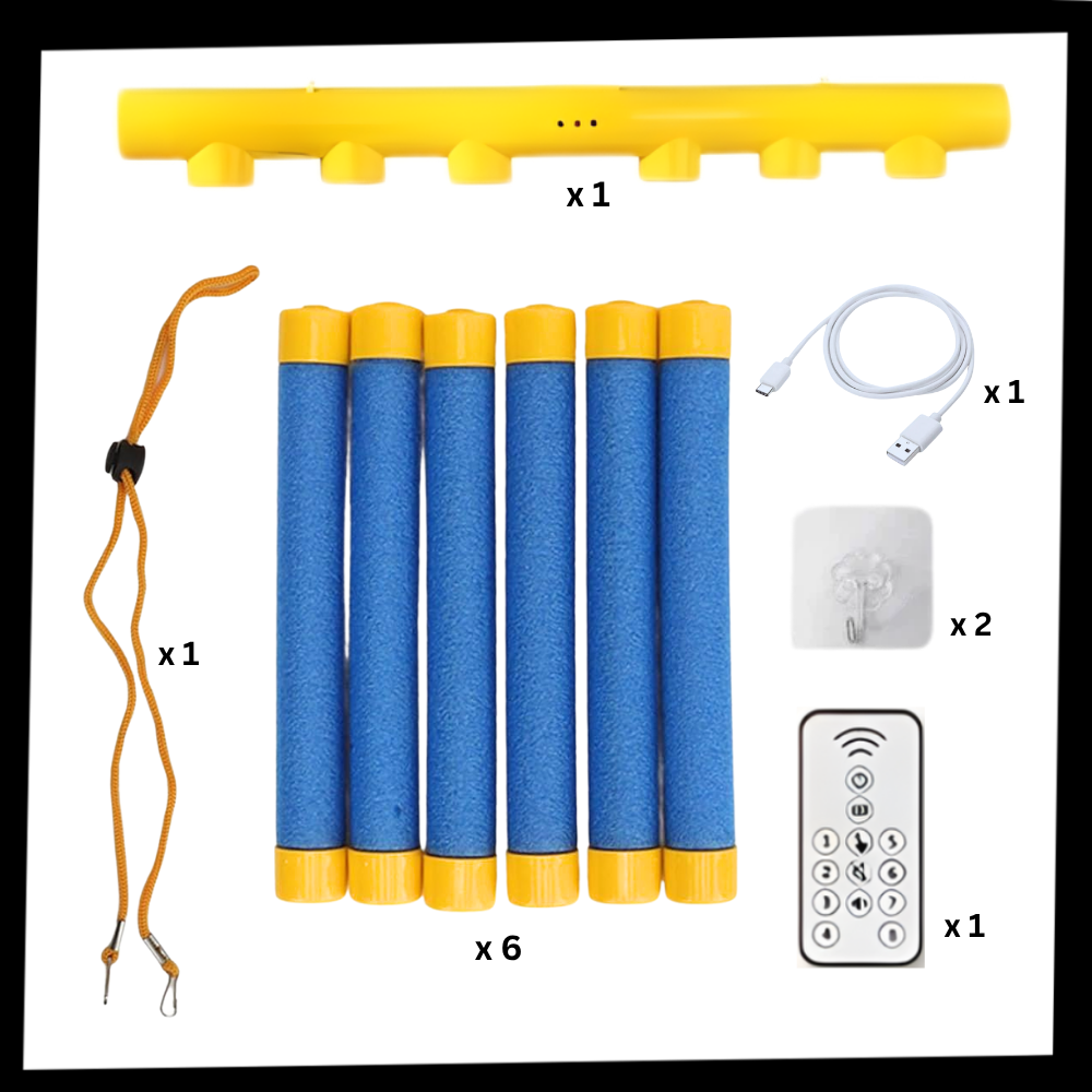 Conjunto de brinquedos de atividade Ssntsy para reflexos e coordenação, incluindo diversos jogos de reação e habilidades motoras.