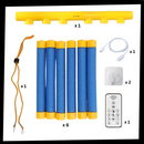 Conjunto de brinquedos de atividade Ssntsy para reflexos e coordenação, incluindo diversos jogos de reação e habilidades motoras.