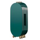 Organizador de bijoux Relax Dream em verde com espaço para pendurar e exibir acessórios de bijoux.