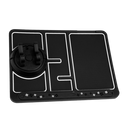 Tapete antideslizante e suporte de telefone para carro Relax Dream, peça de reposição para veículos, cor preta, fácil de instalar.