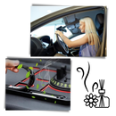 Tapete antiderrapante e suporte de telefone para carro Relax Dream, peça automotiva, preto, ideal para segurança e praticidade.