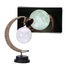 Lâmpada LED "Lune" da Relax Dream, luminária de ambiente com design de lua encantada em tons dourados, ideal para decoração.
