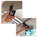 Porta-lunettes de soleil Relax Love para o porta-objetos do carro, em acabamento preto, ideal para veículos e decoração automotiva