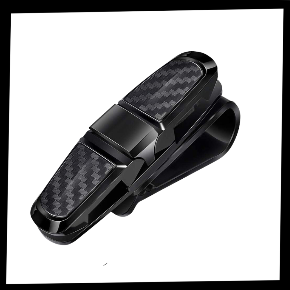 Porte-lunettes de soleil Relax Love pour pare-soleil de voiture, accessório de manutenção e decoração automotiva, na cor preta
