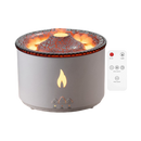 Acessório de umidificador relaxante em forma de vulcão branco, da marca Slpg, com design de vulcão e efeito de vapor.