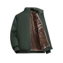 Casaco térmico reversível grande tamanho da Pearl Izumi para roupas de exterior, em verde, com detalhes visíveis na imagem.