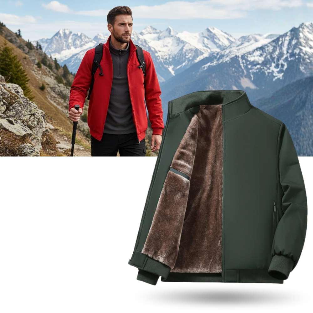 Jaqueta térmica grande tamanho da Pearl Izumi, vestuário de ar livre reversível com isolamento térmico para conforto ao ar livre.