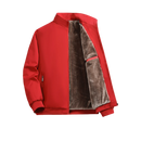 Jaqueta térmica grande tamanho da Pearl Izumi, reversible, ideal para atividades ao ar livre, em vermelho.