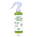 Spray revitalizador para pés da Liwei, com efeito suavizante e refrescante, ideal para cuidados diários dos pés.
