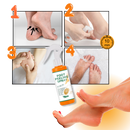 Spray revitalizante para os pés Liwei, com efeito suavizante e cuidado revitalizante para pés cansados e secos.