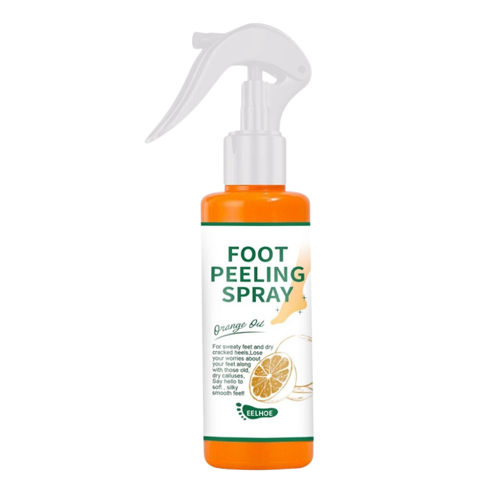 Spray revitalizante para os pés Liwei com fórmula suavizante e refrescante, ideal para cuidado e revitalização dos pés.