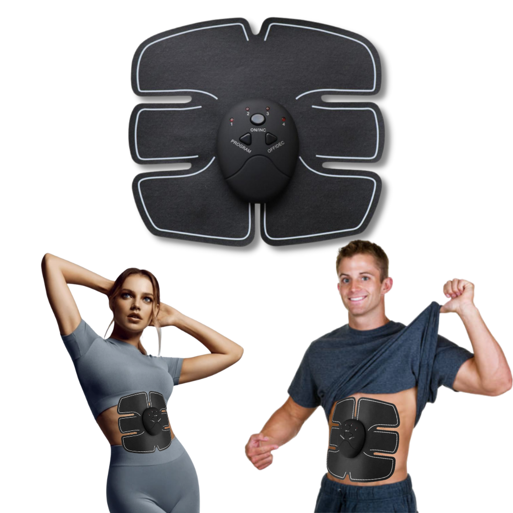 Plataforma vibrante Outad para estímulo dos músculos abdominais, com design revolucionário para tonificação muscular.