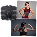 Plataforma vibrante Outad para estímulo dos músculos abdominais, com design inovador para tonificação abdominal eficiente.