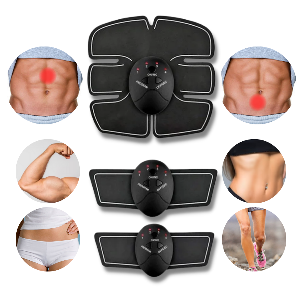 Plataforma vibrante Outad para estímulo muscular abdominal, com superfície de uso para tonificação e fortalecimento dos músculos.