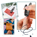 Coupe-ongles auto-collecteur Rikastua de cosméticos, design compacto e prático para segurança e fácil coleta de resíduos de unhas.
