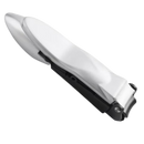 Coupe-ongles auto-collecteur Rikastua, ferramenta de cosméticos com design compacto e funcional para cuidados de unhas.