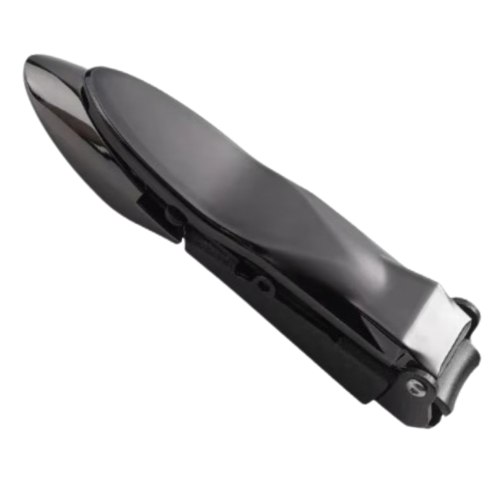Coupe-ongles auto-coletores Rikastua, utensílio de cosméticos em bronze para cortar unhas com facilidade.