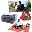 Cobertura de piquenique impermeável Rikastua para uso ao ar livre, em tom verde, ideal para atividades ao ar livre.