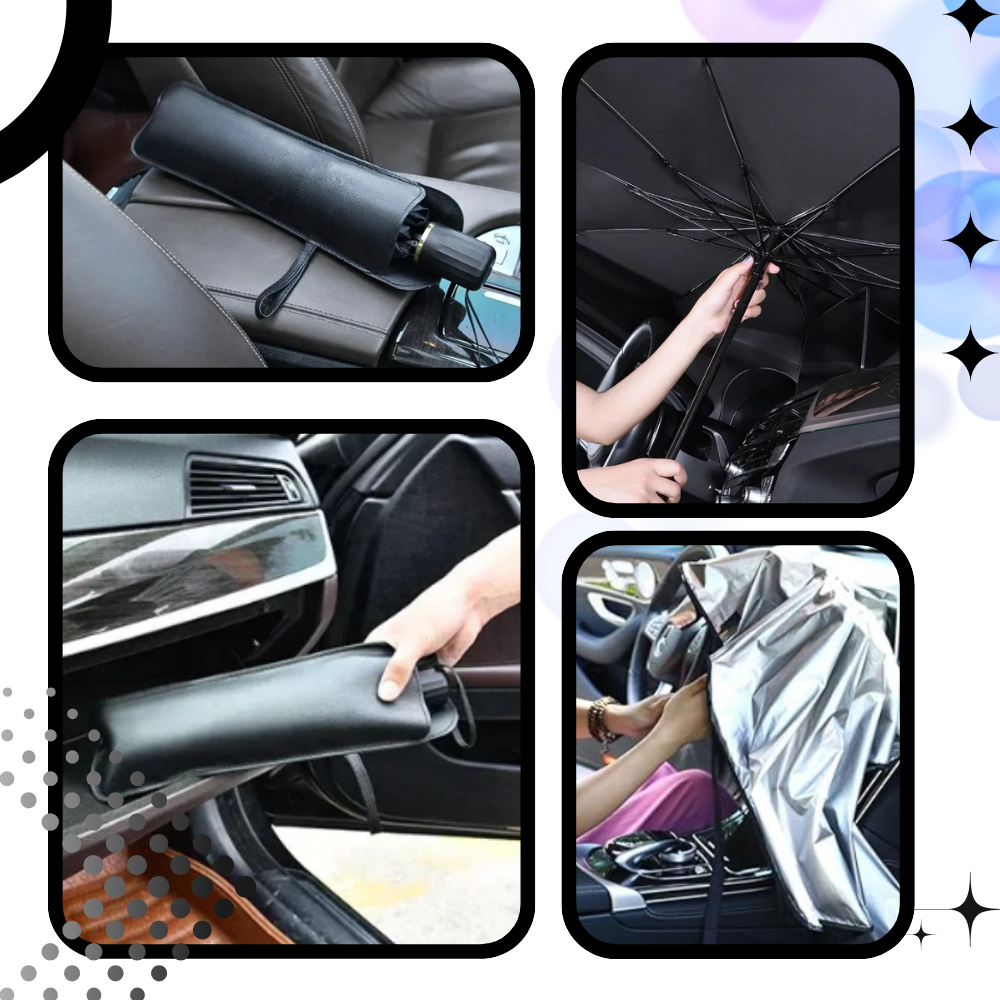 Cobertura de para-brisa de carro Rinhoo com proteção UV, peça automotiva para proteção contra raios solares.