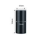 Suporte para alimentos e bebidas Rinhoo em aço inoxidável preto, ideal para manter itens refrigerados e organizados.