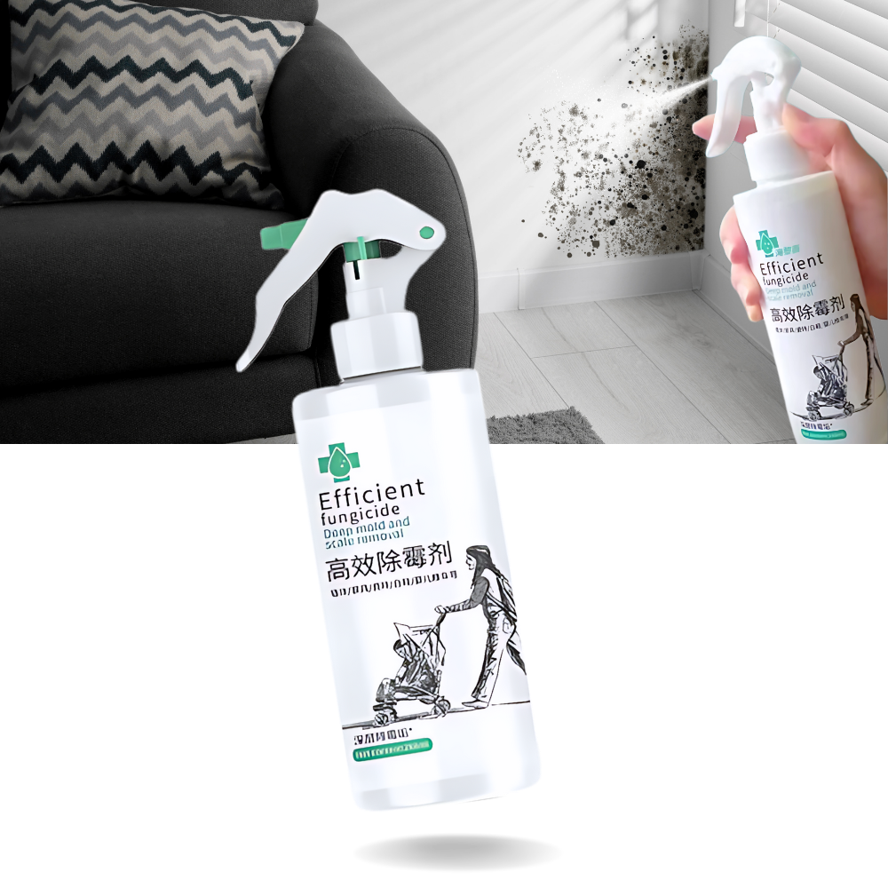 Spray potente da Rkzdsr Wall Mold Remover para limpeza doméstica, combate mofo e bolor em paredes com 100 ml.