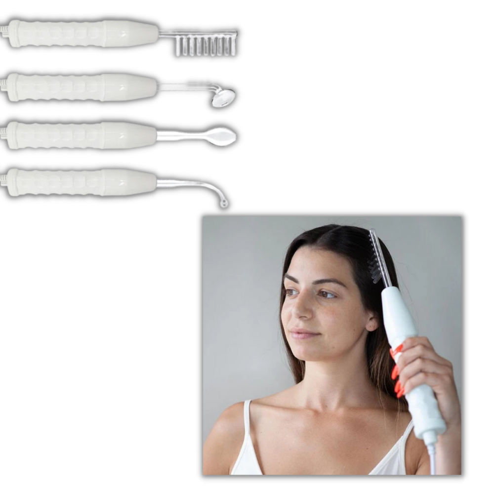 Luminoterapia anti-idade para a pele da marca Rosemary, dispositivo de cosméticos com luz para rejuvenescimento facial.