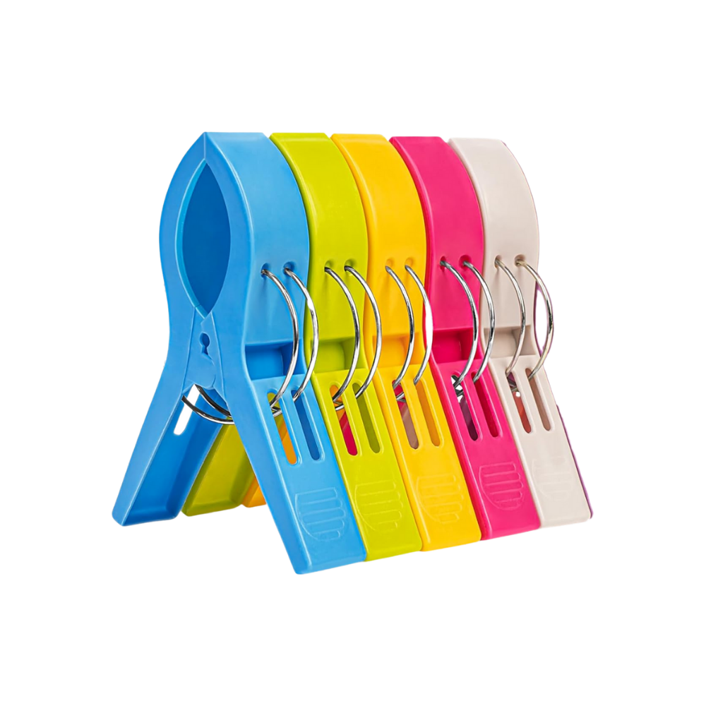 Conjunto de 5 presilhas multiuso com borda arredondada da marca Aetomce, acessórios de habilitação para roupas.