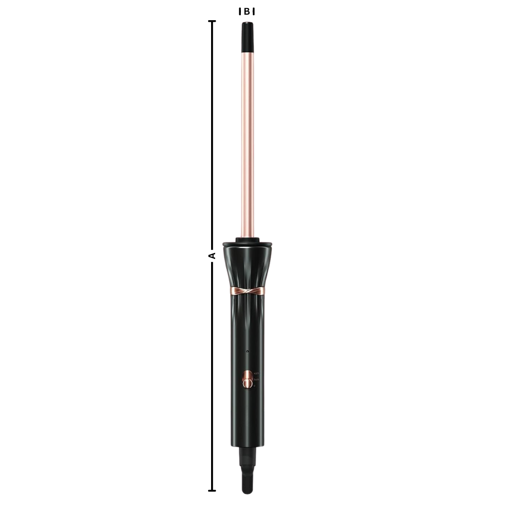 Boucleur ultra-fino em cerâmica da Rowenta para penteados suaves e definidos em cabelo.
