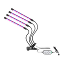 4 lampes LED de croissance horticole Ruanq pour plantes d'extérieur et d'intérieur, avec ampoules lumineuses pour jardin et maison