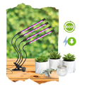 4 lampadas LED de crescimento horticole Ruanq para plantas de interior e exterior, iluminando plantas com luz de alta eficiência