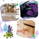 Perles anti-cafards Rubyca com extrato de lavanda para desinsetização, visíveis em embalagem discreta.