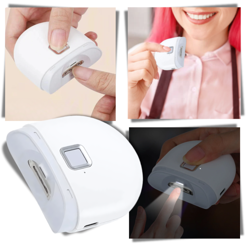 Corte unhas com cortador elétrico Ruhiku GW de dupla velocidade, dispositivo de cosméticos com acabamento preciso e seguro.
