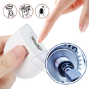 Aparelho elétrico para cortar unhas Ruhiku GW com dupla velocidade, compacto e portátil para cuidados de beleza.