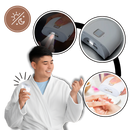 Corte unhas elétrico Ruhiku GW com duas velocidades, ferramenta de cosméticos para manicure e cuidados com as unhas.