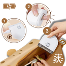 Corte unhas elétrico Ruhiku GW de dupla velocidade, aparelho compacto para manicure e cuidado das unhas.