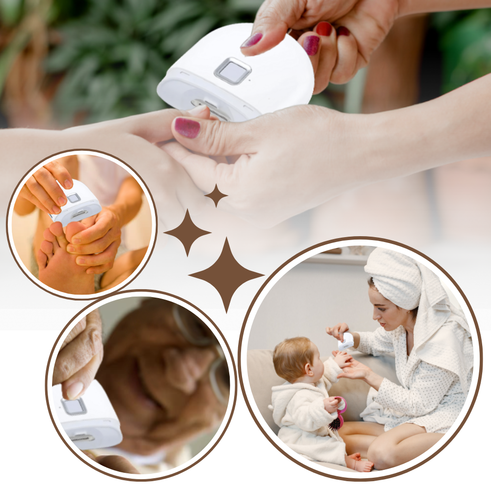 Corte unhas elétrico Ruhiku GW de dupla velocidade, ferramenta de cosméticos para manicure e cuidados pessoais.